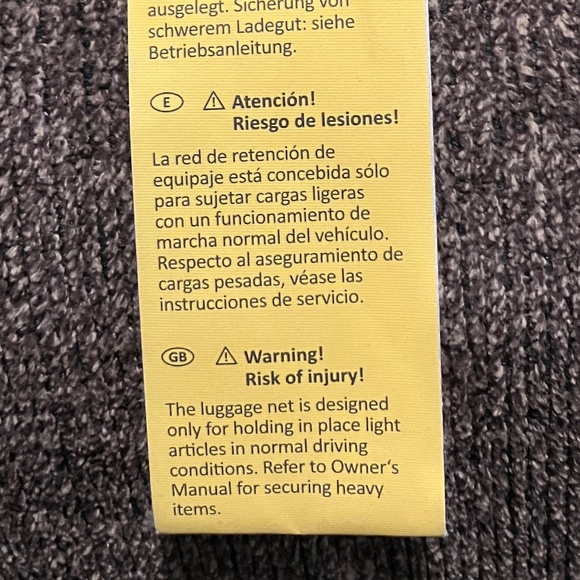 Mercedes-Benz Luggage Net, Black - Picture 6 of 7